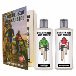 Kosmetická sada kniha pro cyklistu - gel 250 ml a šampon 250 ml