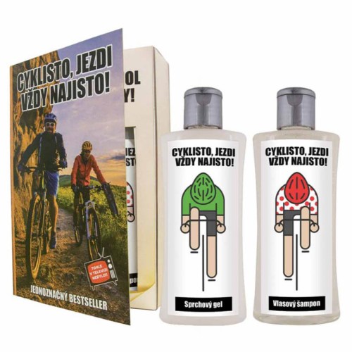 Kosmetická sada kniha pro cyklistu - gel 250 ml a šampon 250 ml
