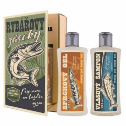 Kosmetická sada pro rybáře - sprchový gel 250 ml a šampon 250 ml