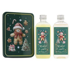 Vánoční dárková sada v plechovém boxu 2x sprchový gel 100 ml - méďa